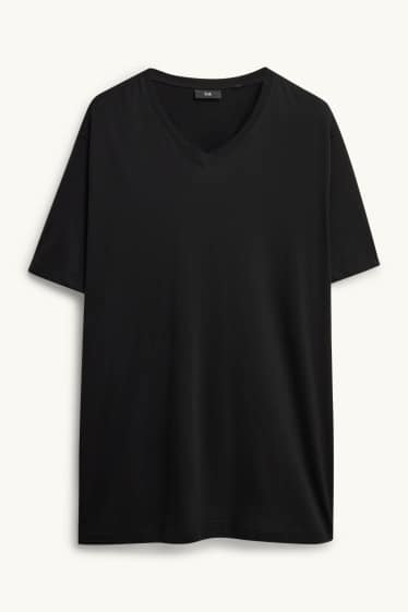 Pánské - Tričko - regular fit - černá