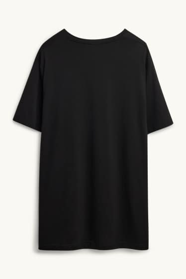 Pánské - Tričko - regular fit - černá