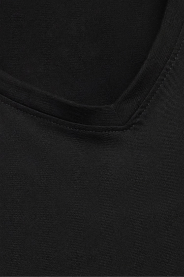 Pánské - Tričko - regular fit - černá