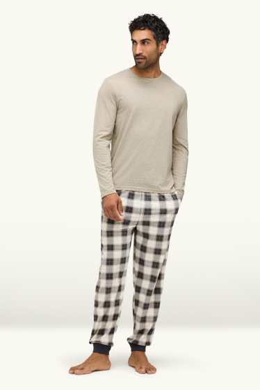 Herren - Pyjama - beige