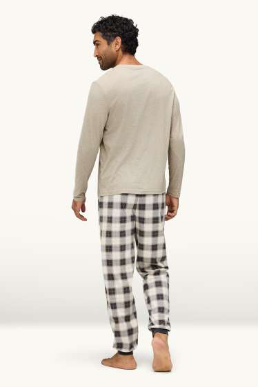Herren - Pyjama - beige