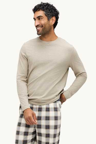 Herren - Pyjama - beige