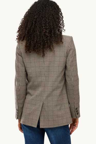 Femmes - Blazer de bureau - regular fit - à carreaux - beige / marron