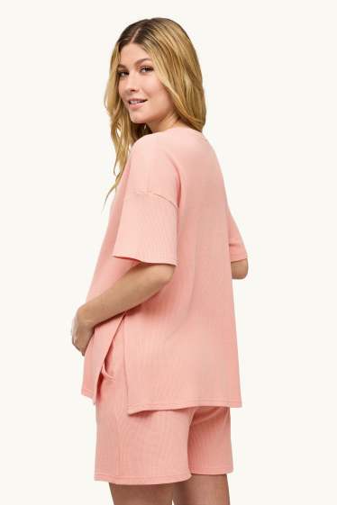 Damen - Still-Shorty-Pyjama - orange