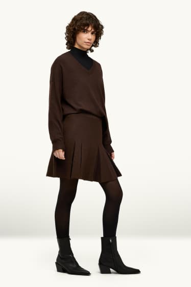 Femmes - Jupe - marron foncé