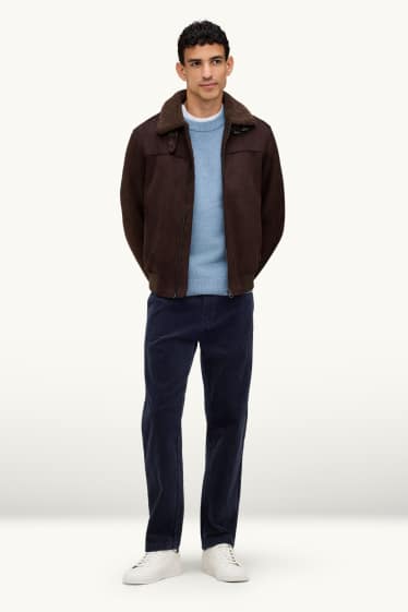 Home - Xinos de pana - regular fit - texà blau fosc