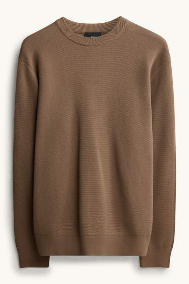 Hommes - Pull - marron