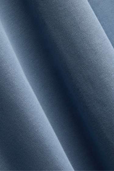 Heren - Longsleeve - relaxed fit - blauw