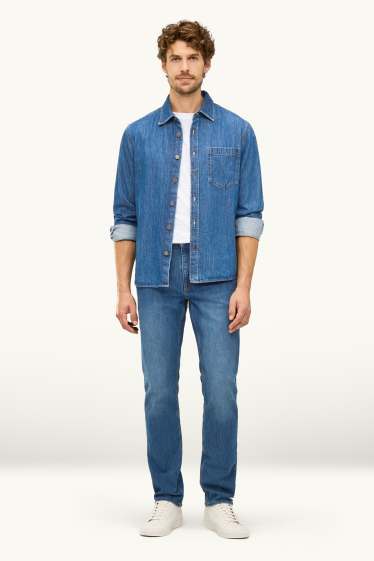 Hommes - Slim jean - LYCRA® - jean bleu