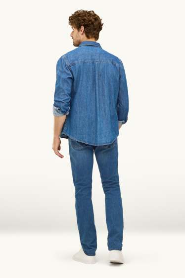 Hommes - Slim jean - LYCRA® - jean bleu