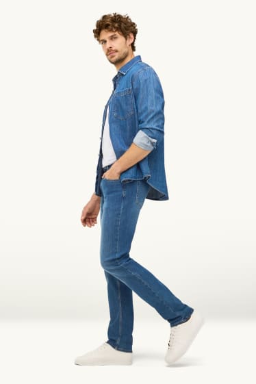 Hommes - Slim jean - LYCRA® - jean bleu