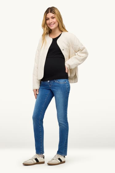 Damen - Umstandsjeans - Slim Jeans - Shaping-Jeans - LYCRA® - jeansblau