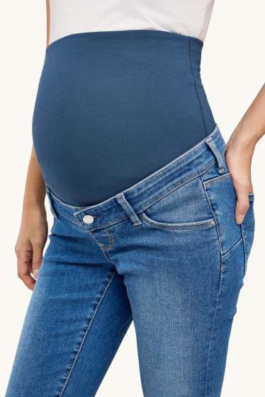 Damen - Umstandsjeans - Slim Jeans - Shaping-Jeans - LYCRA® - jeansblau