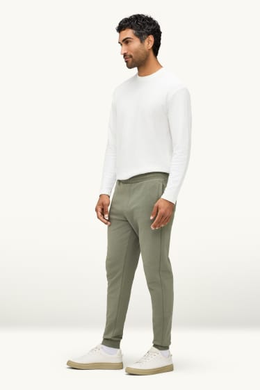 Heren - Joggingbroek - regular fit - groen