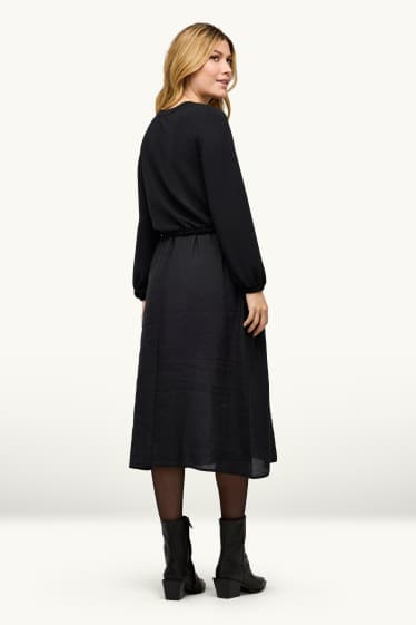 Damen - Still-Kleid - schwarz