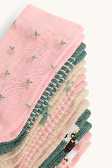 Bambine - Calzini - rosa / beige