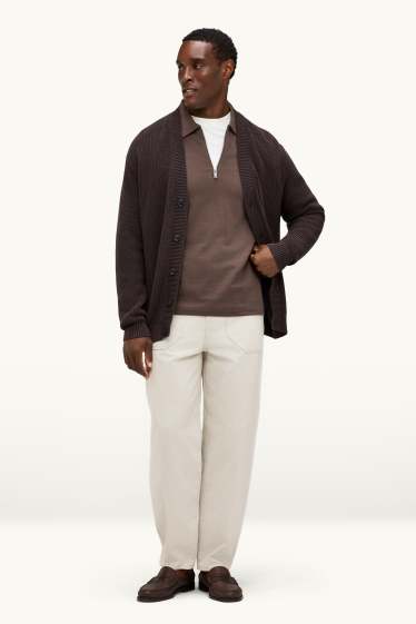 Home - Barrel Jeans - blanc trencat
