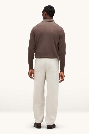 Home - Barrel Jeans - blanc trencat