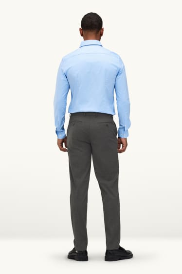 Uomo - Pantaloni coordinabili - regular fit - Flex - grigio scuro