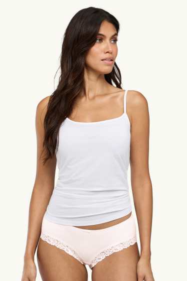 Dames - Set van 3 - hipster - roze / rood