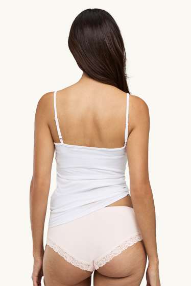 Dames - Set van 3 - hipster - roze / rood