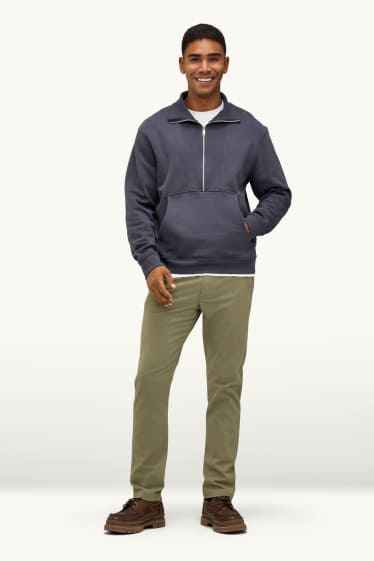 Bărbați - Chino - slim fit - verde