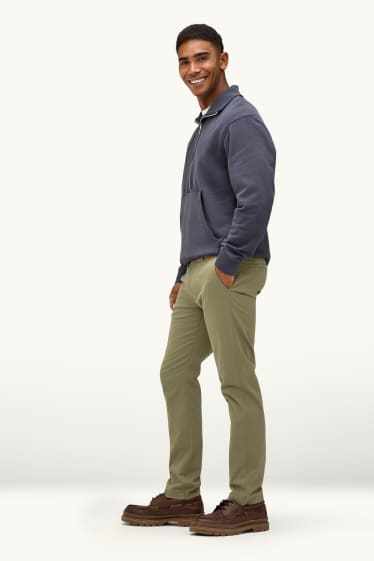 Bărbați - Chino - slim fit - verde
