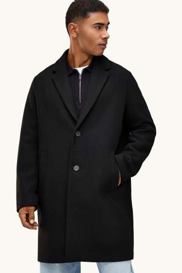 Hommes - Manteau - noir