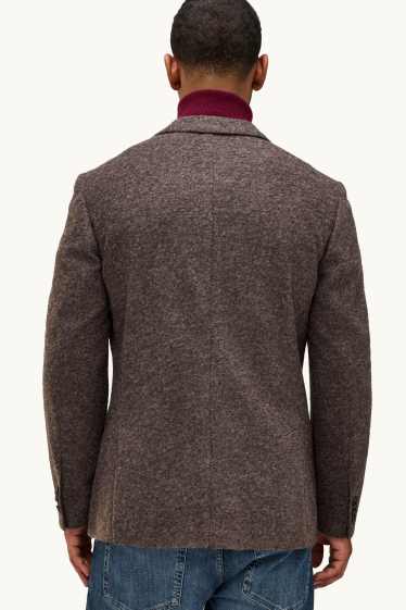 Hommes - Veste de costume - regular fit - marron