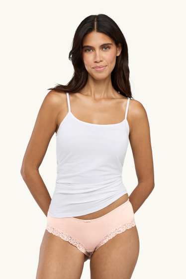 Femmes - Lot de 3 - shortys - noir / rose