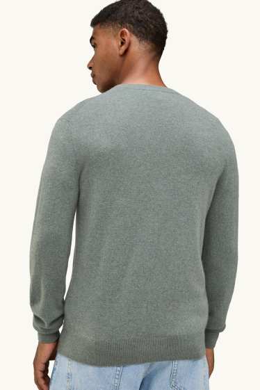 Herren - Kaschmir-Pullover - grün