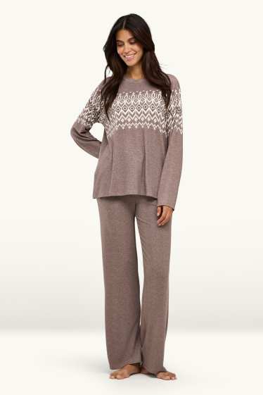 Femmes - Pyjama - taupe