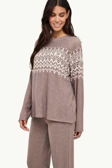 Femmes - Pyjama - taupe