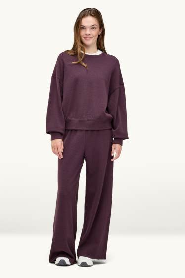 Femmes - Pantalon de jogging - violet
