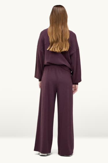 Femmes - Pantalon de jogging - violet