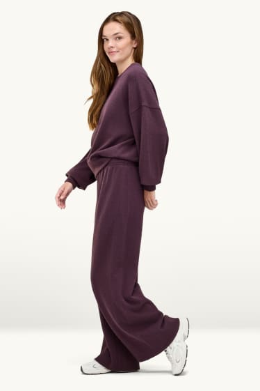 Femmes - Pantalon de jogging - violet