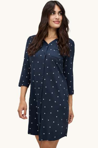 Dona - Camisa de dormir - blau fosc