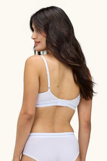 Femmes - Brassière - ampliforme - blanc