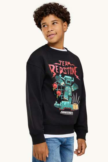 Enfants garçons - Minecraft - sweat - noir