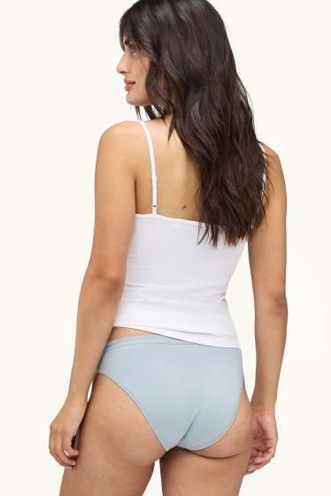 Damen - Multipack 4er - Slip - hellblau