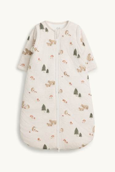 Bébés garçons - Animaux de la forêt - gigoteuse - 6-18 mois - 3,0 TOG - beige