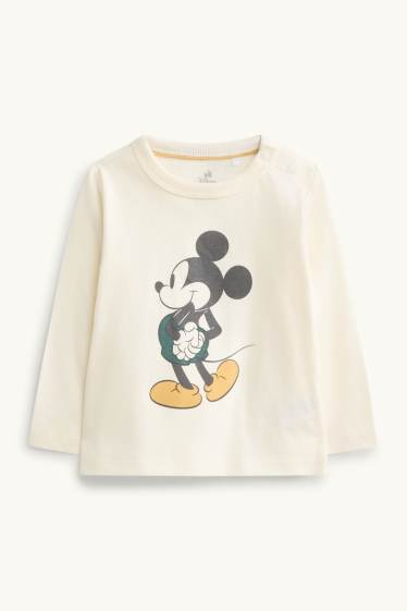 Bébés garçons - Mickey Mouse - ensemble pour bébé - 3 pièces - gris / beige
