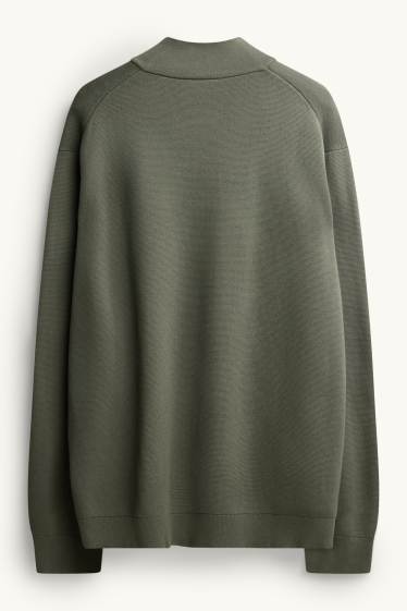 Herren - Pullover - khaki
