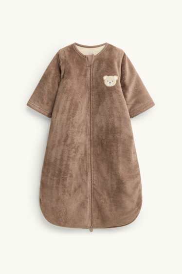 Baby Mädchen - Bärchen - Baby-Schlafsack - 6-18 Monate - 3,0 TOG - braun