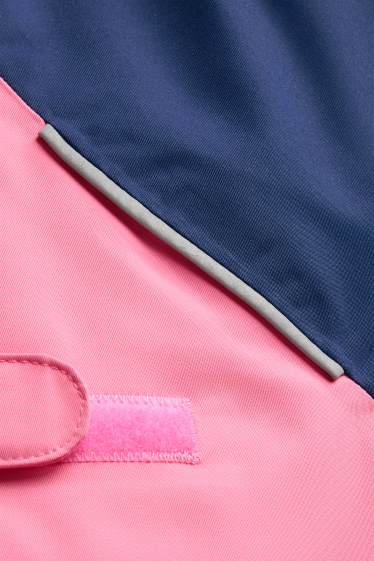 Kinder Mädchen - Skihose - wasserdicht - blau  / pink