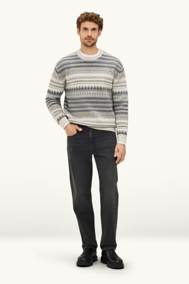 Herren - Straight Jeans - schwarz