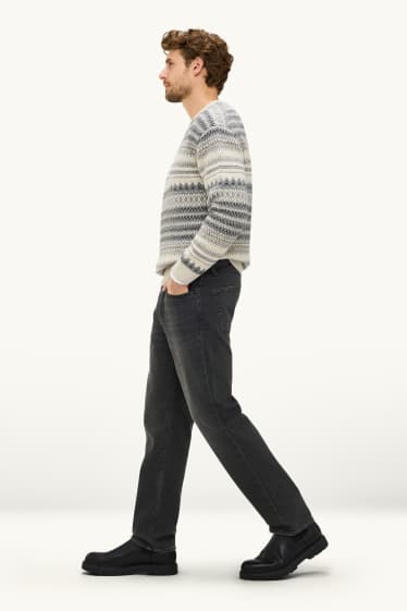 Herren - Straight Jeans - schwarz