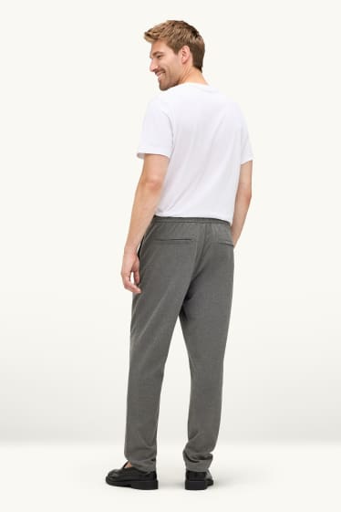 Hommes - Chino - relaxed fit - gris foncé