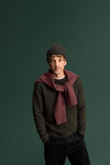 Heren - Trui - donkergrijs