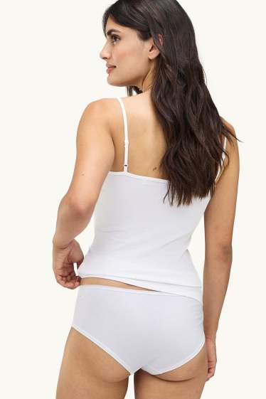 Damen - Multipack 3er - Hipster - weiss